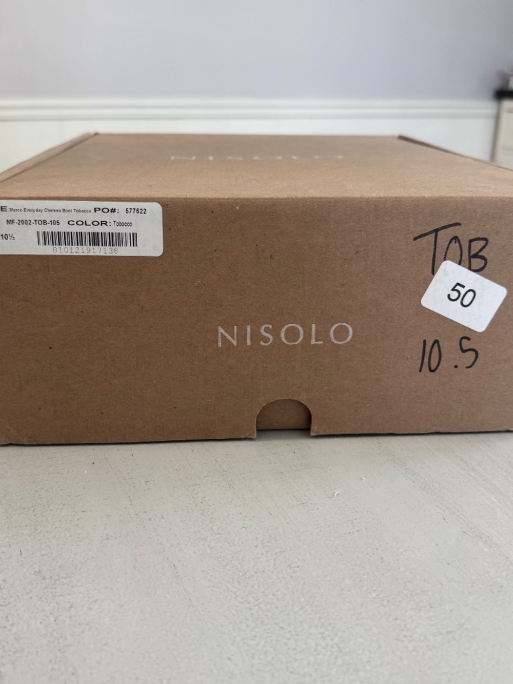 Nisolo Men's Marco Everyday Chelsea Leather Boots in Tobacco Sz 10.5 NIB - Picture 3 of 14
